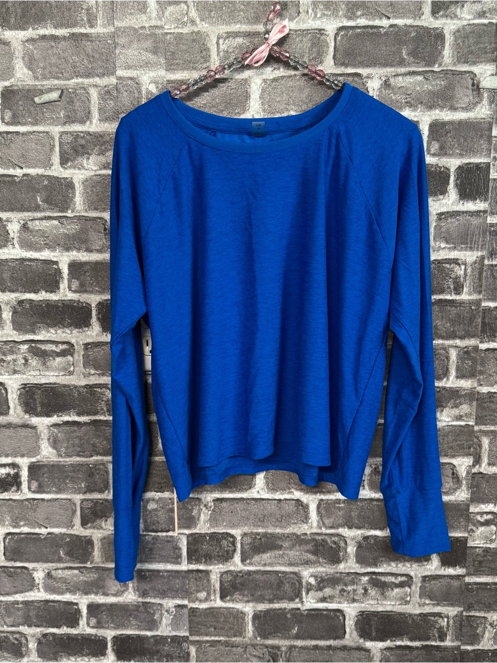 Beyond Yoga long sleeve shirt blue top